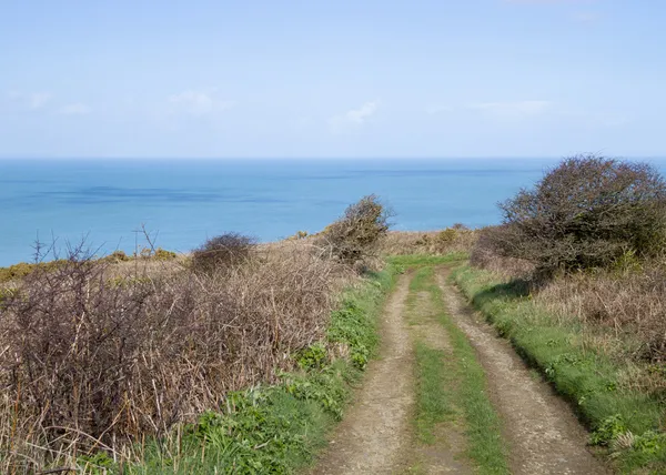 Sark'ın sahil sahnesinde — Stok fotoğraf