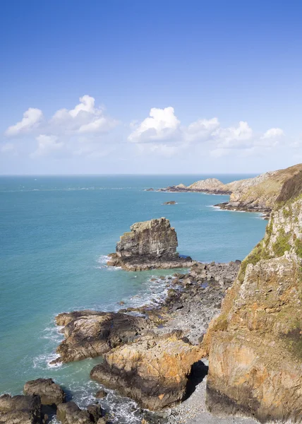 Escena costera en Sark — Foto de Stock