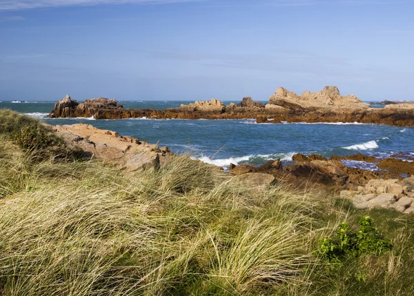 Küstenlandschaft auf Guernsey, Kanalinseln — Stockfoto