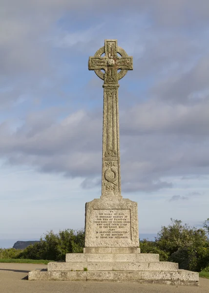 Padstow cornwall first world war memorial. — Stock Photo, Image