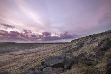 Buckstone edge sunset