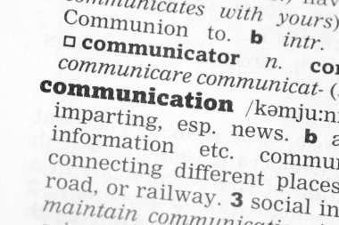 iletişim sözlük tanımı