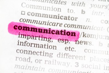 iletişim sözlük tanımı