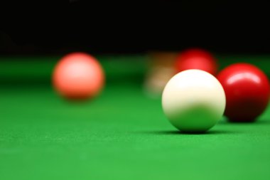 Bilardo masası bilardo topları
