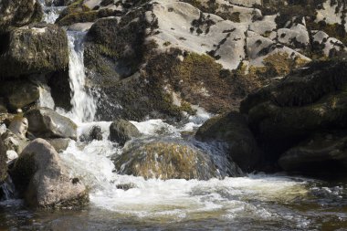 Kayalar arasındaki akışı