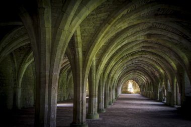 Cellarium  Fountains Abbey clipart