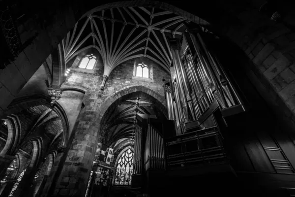 Giles Katedral Eller High Kirk Edinburgh Församlingskyrka Skottlands Kyrka Gamla — Stockfoto