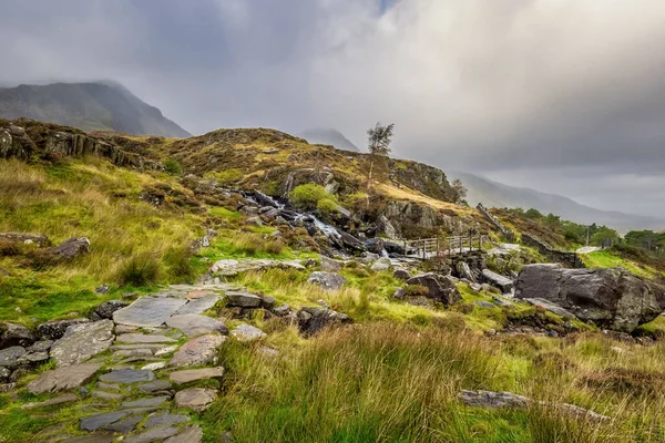 Ohromující Krajina Národní Park Snowdonia Severní Wales — Stock fotografie