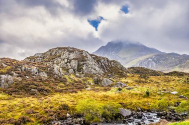 Tryfan, Snowdonia Ulusal Parkı, Kuzey Galler.