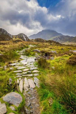 Tryfan, Snowdonia Ulusal Parkı, Kuzey Galler.