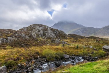 Tryfan, Snowdonia Ulusal Parkı, Kuzey Galler.