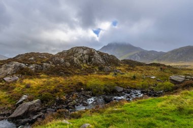 Tryfan, Snowdonia Ulusal Parkı, Kuzey Galler.
