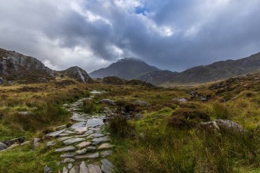 Tryfan, Snowdonia Ulusal Parkı, Kuzey Galler.