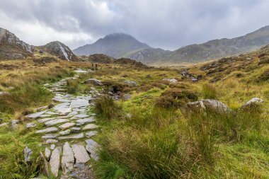 Tryfan, Snowdonia Ulusal Parkı, Kuzey Galler.