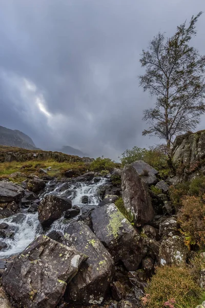 Cachoeira Parque Nacional Snowdonia Gales Norte — Fotografia de Stock