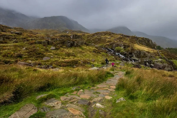 Paisagem Deslumbrante Snowdonia National Park North Wales — Fotografia de Stock