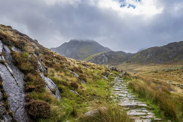 Atemberaubende Landschaft Snowdonia National Park North Wales — Stockfoto