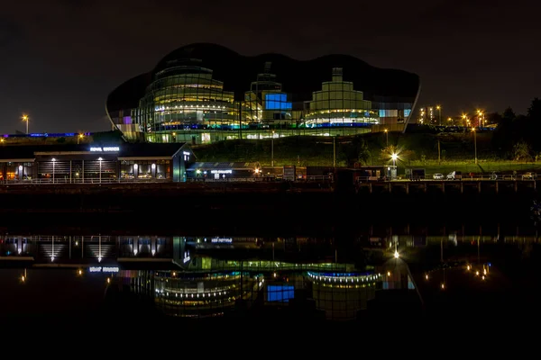 Sage Gateshead Quayside Newcastle Tyne — 스톡 사진