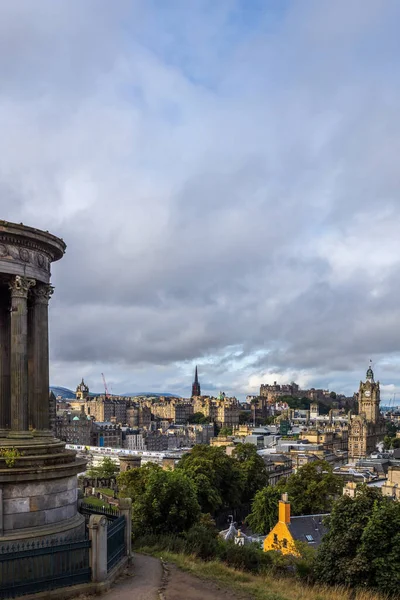 Una Vista Edimburgo Desde Calton Hill — Foto de Stock