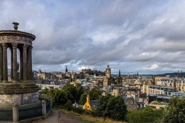 Una Vista Edimburgo Desde Calton Hill — Foto de Stock