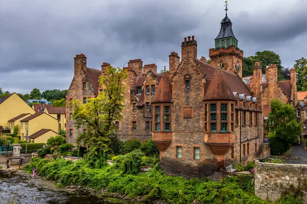 Dean Village Water Leith Edimburgo Escócia — Fotografia de Stock