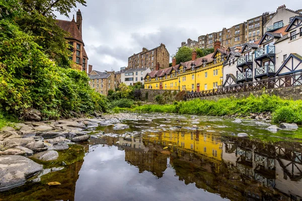 Leith Suyunun Yanındaki Tarihi Binalar Dean Village Edinburgh Skoçya Stok Fotoğraf