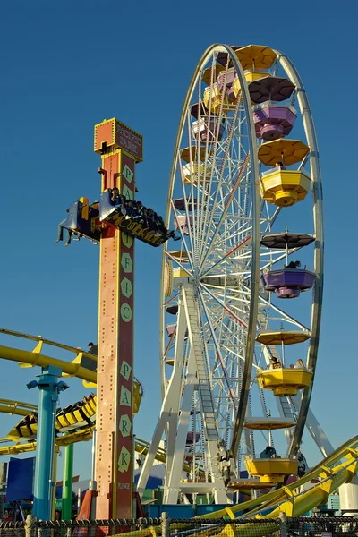 Santa Monica Ferris Wheel — Zdjęcie stockowe