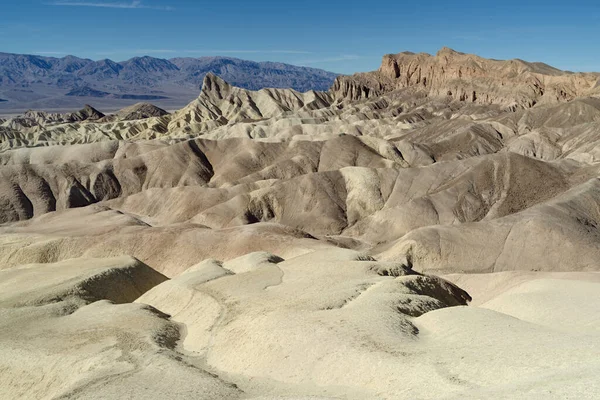 Zabriskie Point Death Valley National Park Visar Manly Beacon — Stockfoto