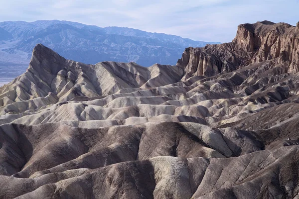 Amerikanska Nationalparker Zabriskie Point Death Valley National Park Visar Manly — Stockfoto