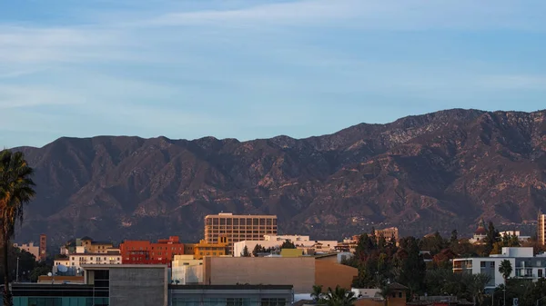 Cityscape Της Πασαντίνα Καλιφόρνια Κοιτάζοντας Βόρεια Βουνά San Gabriel Στο — Φωτογραφία Αρχείου