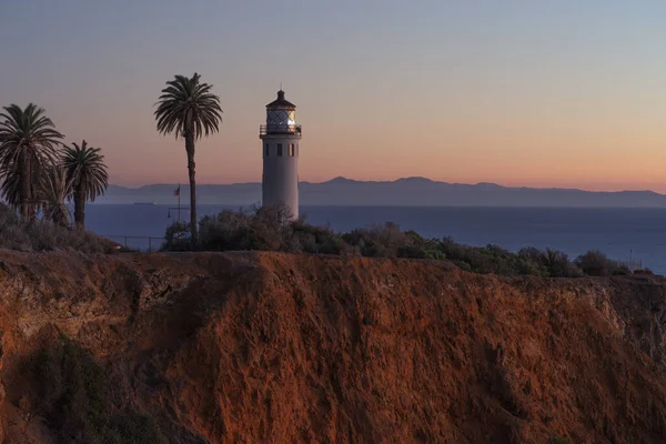 Twilight Image Image Palos Verdes Peninsula Los Angeles County Including — Fotografia de Stock