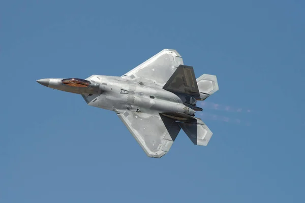 Lancaster Califórnia Eua Março 2018 Imagem Lockheed Martin Raptor Com — Fotografia de Stock