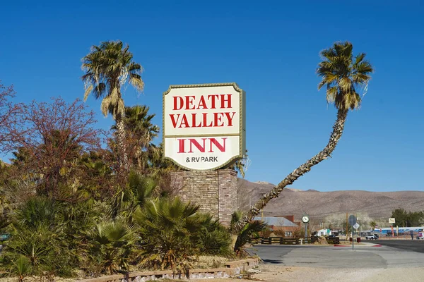 Beatty Nevada États Unis Février 2022 Image Panneau Death Valley — Photo