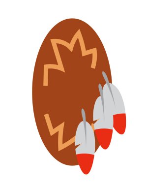 Kızılderili kalkanı.