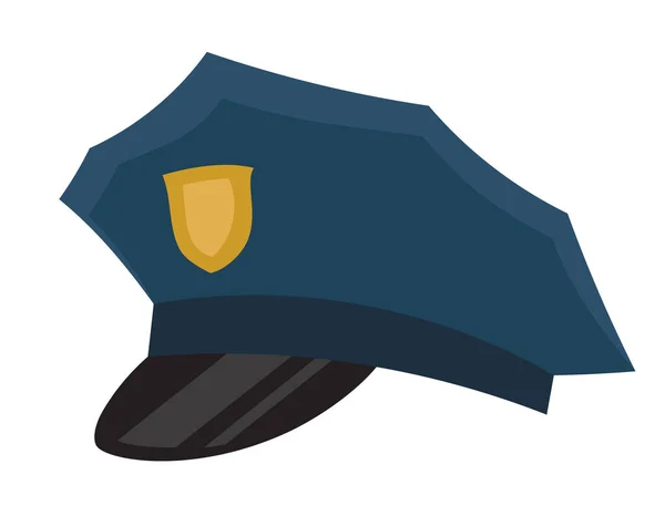 Classic police cap. — Stock Vector