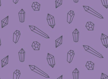 Kristallerle kusursuz desen. Taslak biçimdeki doku.