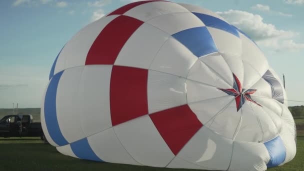 Festival de balão de ar quente no verão em Wisconsin — Vídeo de Stock