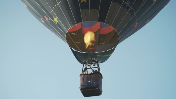 Hőlégballon Fesztivál nyáron Wisconsinban — Stock videók
