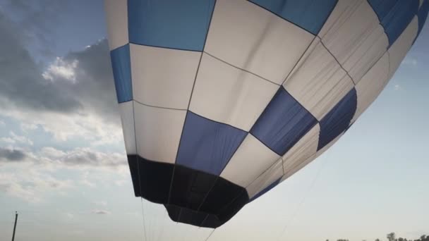 Heißluftballonfestival im Sommer in Wisconsin — Stockvideo