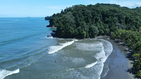 Playa Ventana Costa Rica Beach Drone Vidéo Aérienne — Photo