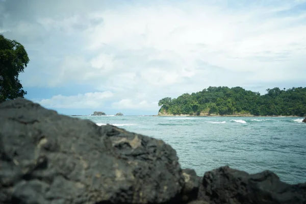 Park Narodowy Manuel Antonio Coastline w Kostaryce — Zdjęcie stockowe