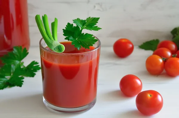 Sumo de tomate — Fotografia de Stock