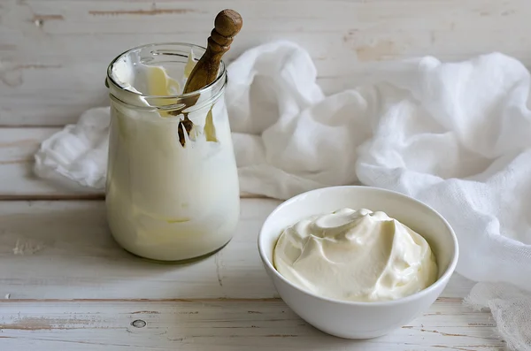 Griechischer Joghurt — Stockfoto