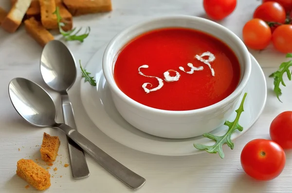 Pomidor soupe — Zdjęcie stockowe