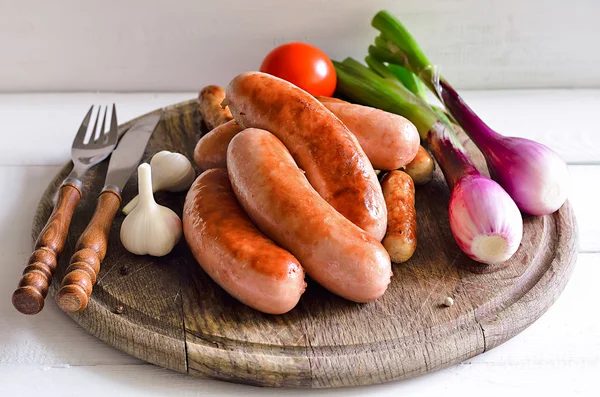 Embutidos a la plancha — Foto de Stock