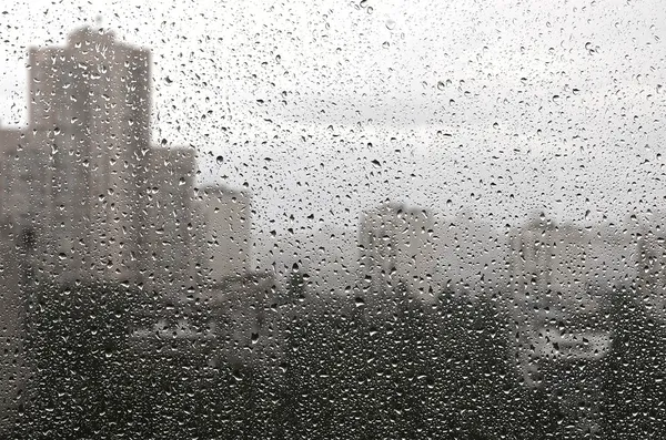 Ventana de lluvia — Foto de Stock