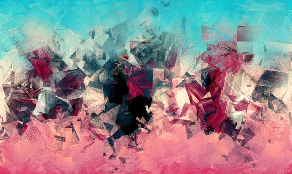 Texturierte Leinwandpartikel Farbstriche Künstlerische Digitale Textur Abstrakter Grunziger Hintergrund Cover — Stockfoto