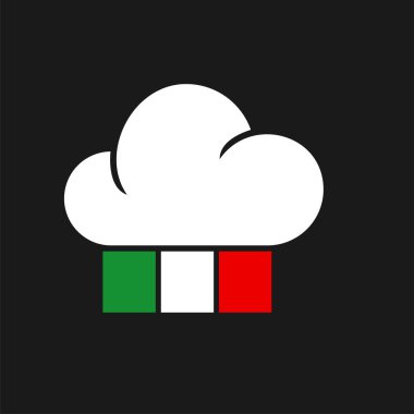 İtalyan gıda vektörü sanat tasarımı illüstrasyonu