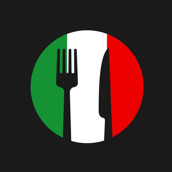 Italian Food Vector Art Design Illustration — Stock Vector