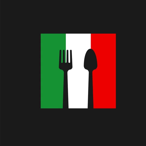 Italian Food Vector Art Design Illustration — Stock Vector